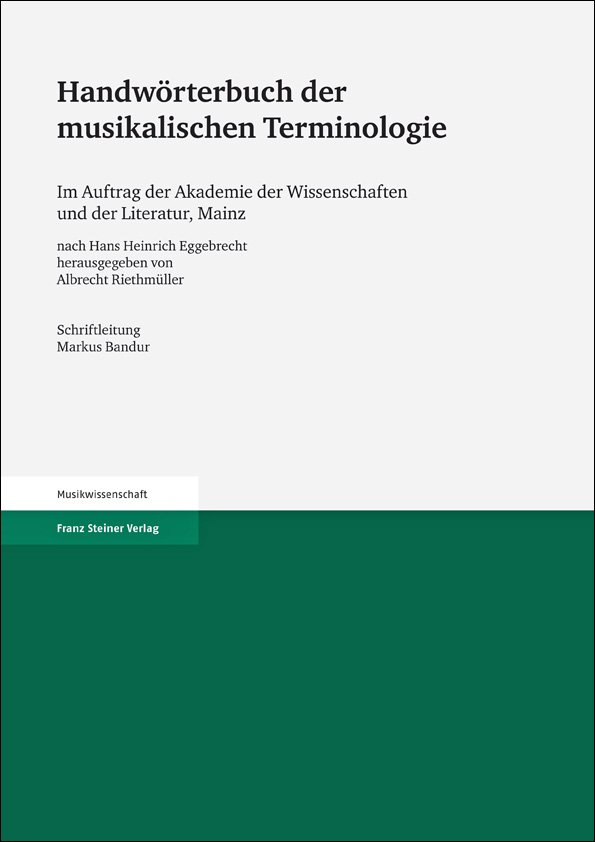 Handwörterbuch der musikalischen Terminologie