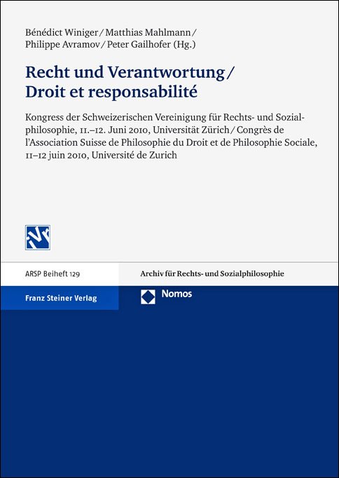 Recht und Verantwortung / Droit et responsabilité