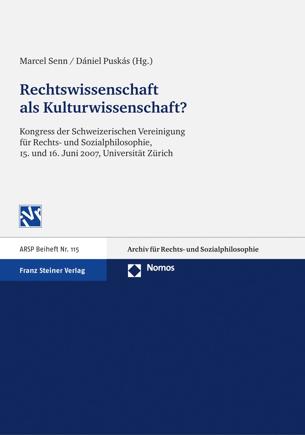 Rechtswissenschaft als Kulturwissenschaft