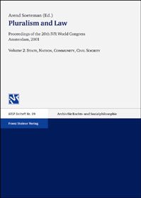 Pluralism and Law – Vol. 2: State, Nation, Community, Civil Society