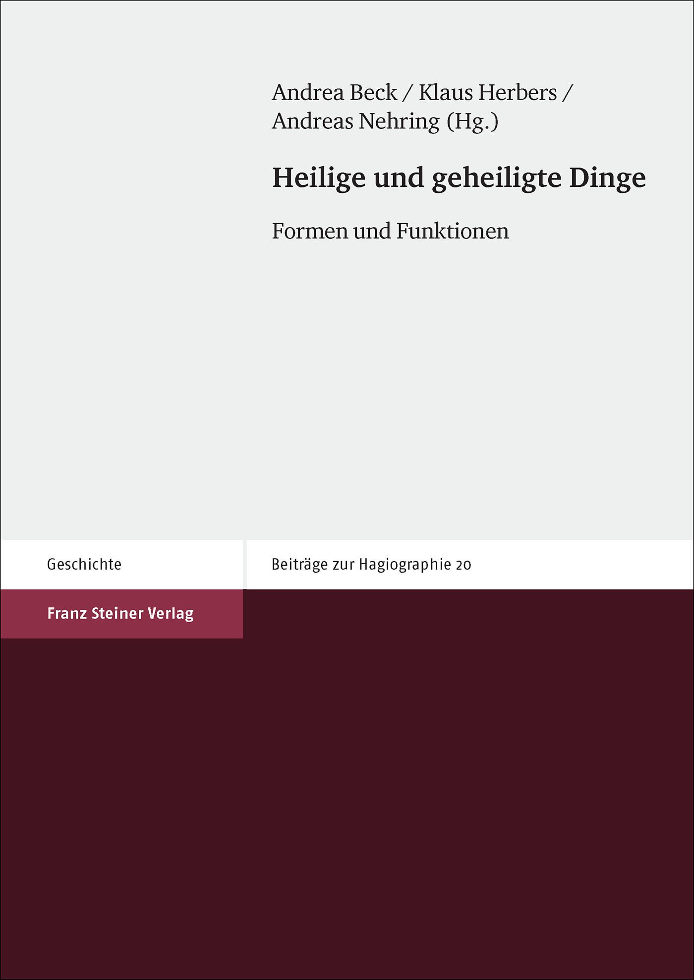 Heilige und geheiligte Dinge