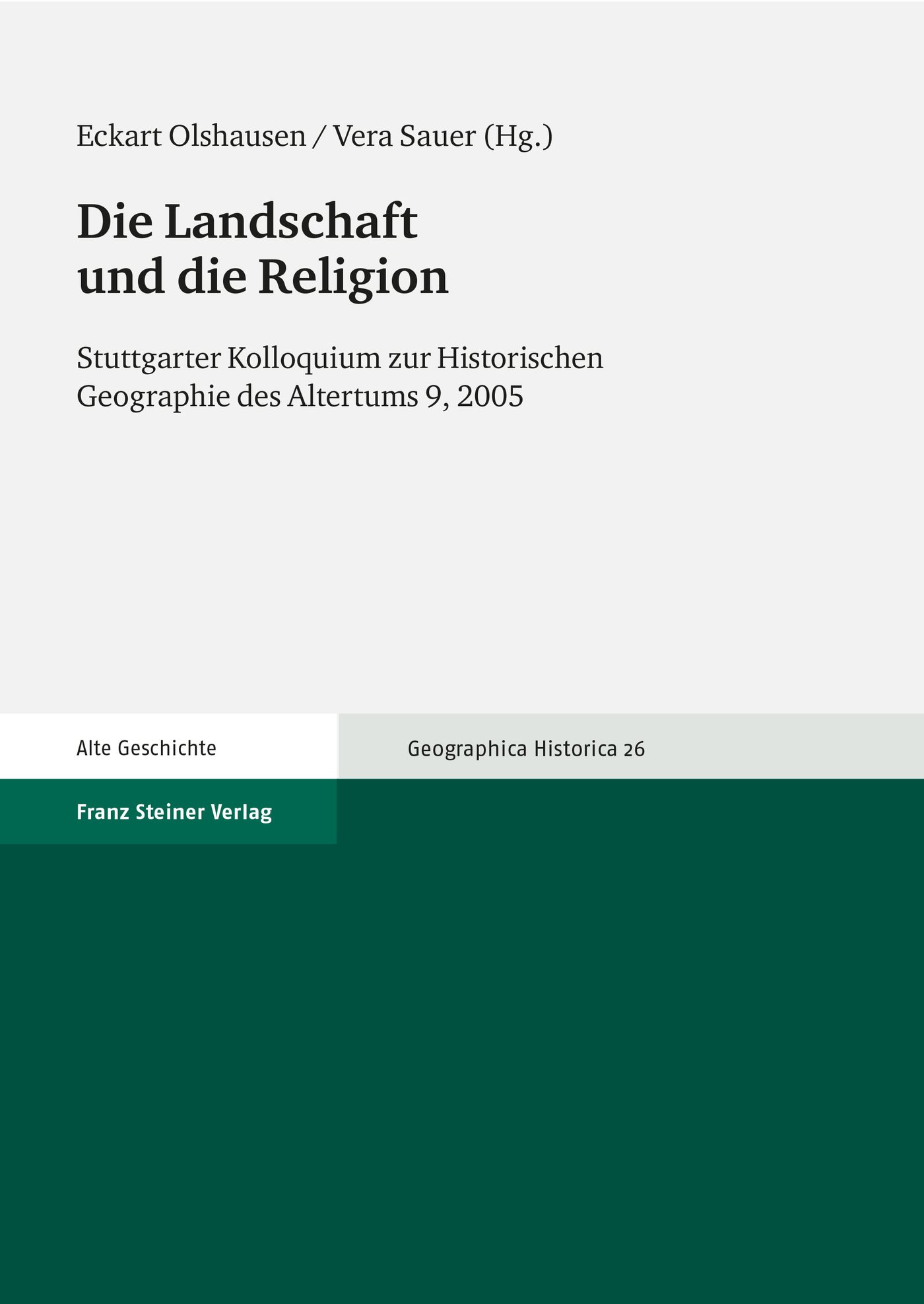 Die Landschaft und die Religion