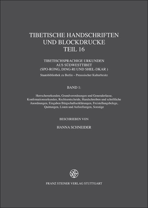 Tibetische Handschriften und Blockdrucke