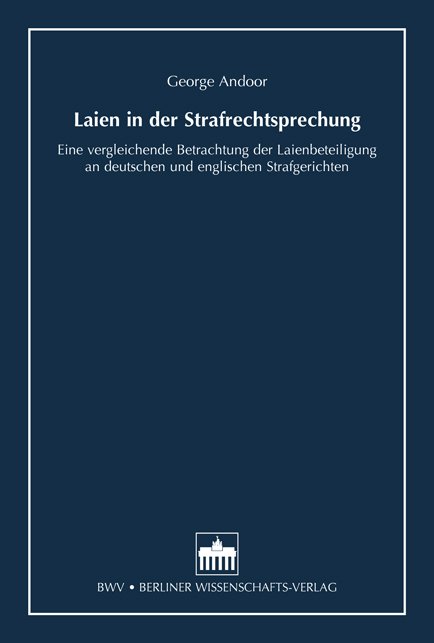 Laien in der Strafrechtsprechung