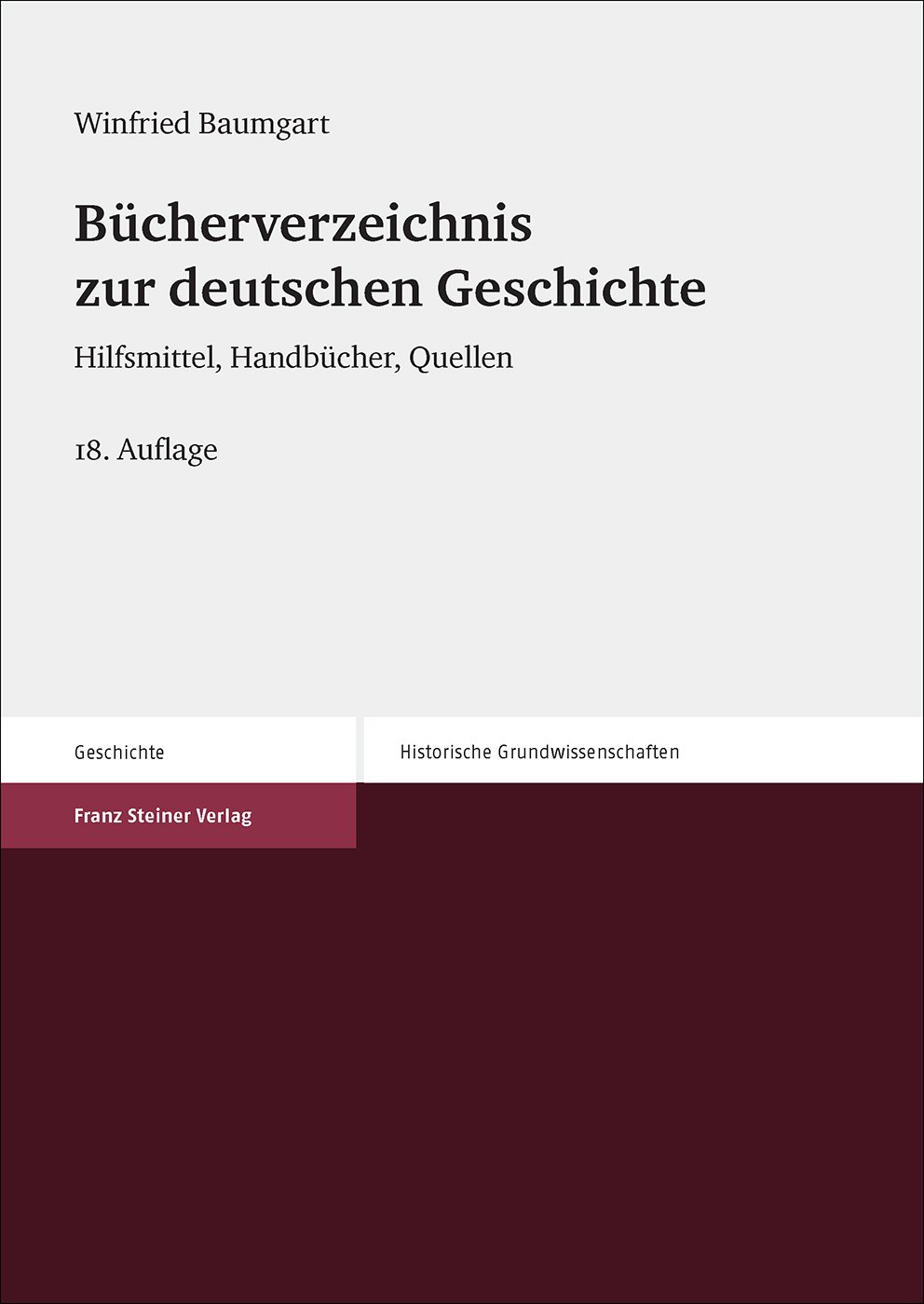 Bücherverzeichnis zur deutschen Geschichte