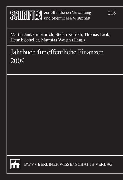 Jahrbuch für öffentliche Finanzen 2009