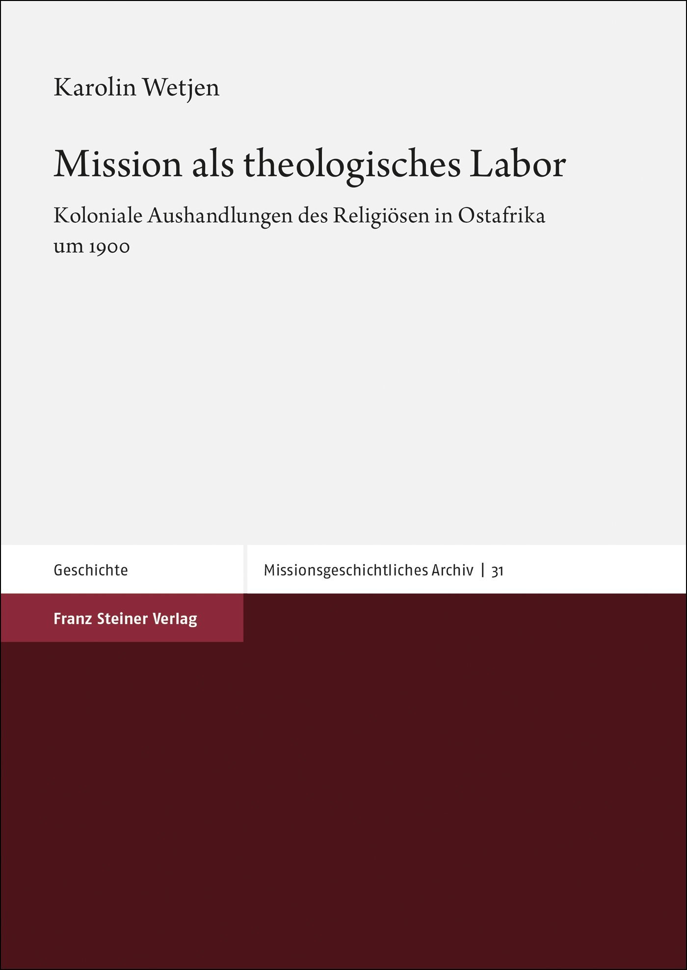 Mission als theologisches Labor