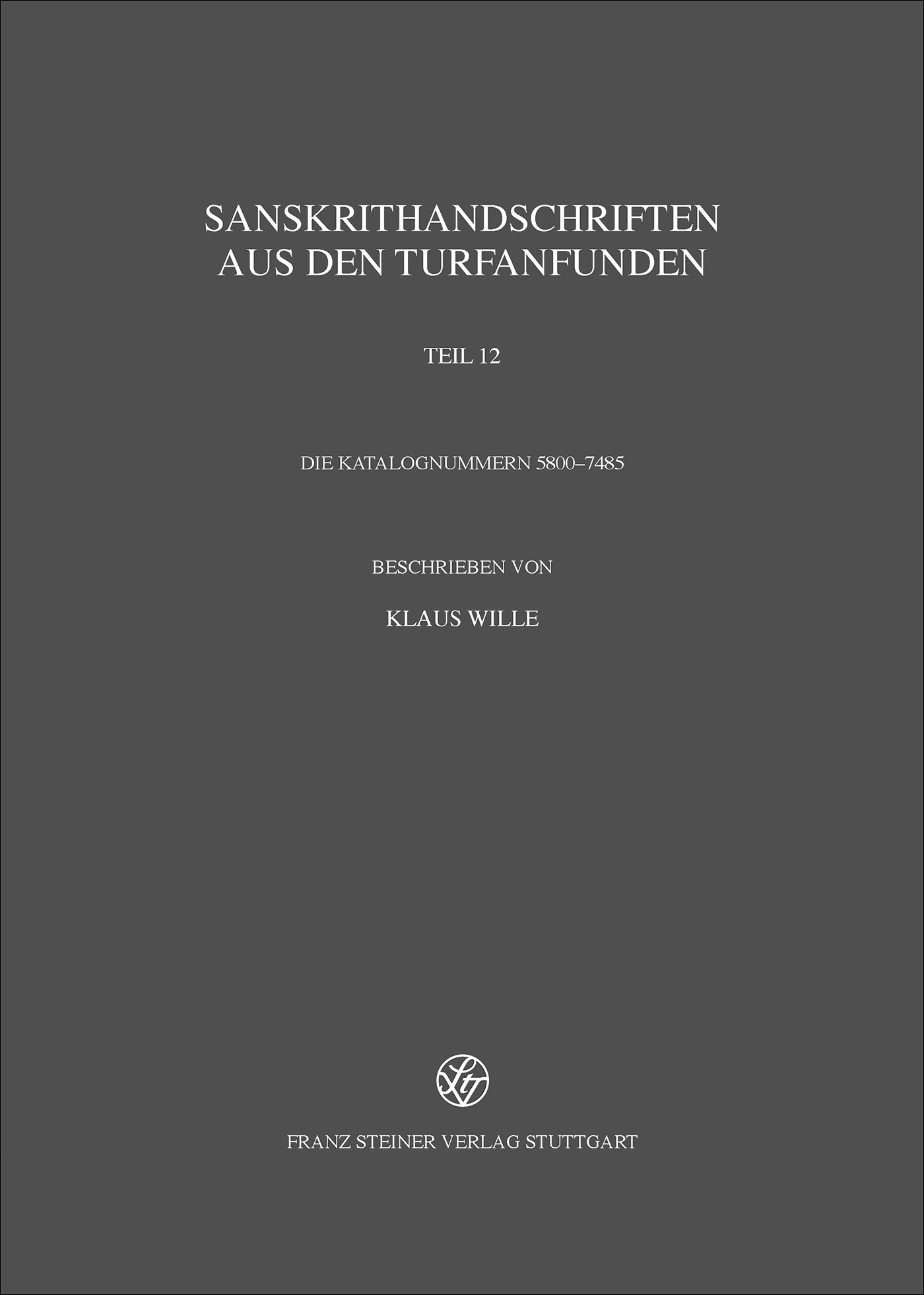 Sanskrithandschriften aus den Turfanfunden