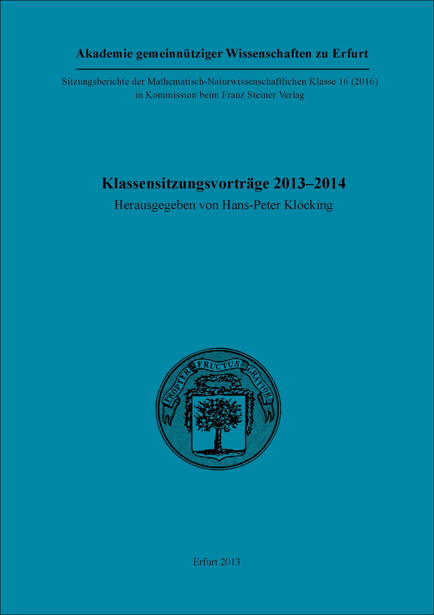 Klassensitzungsvorträge 2013–2014