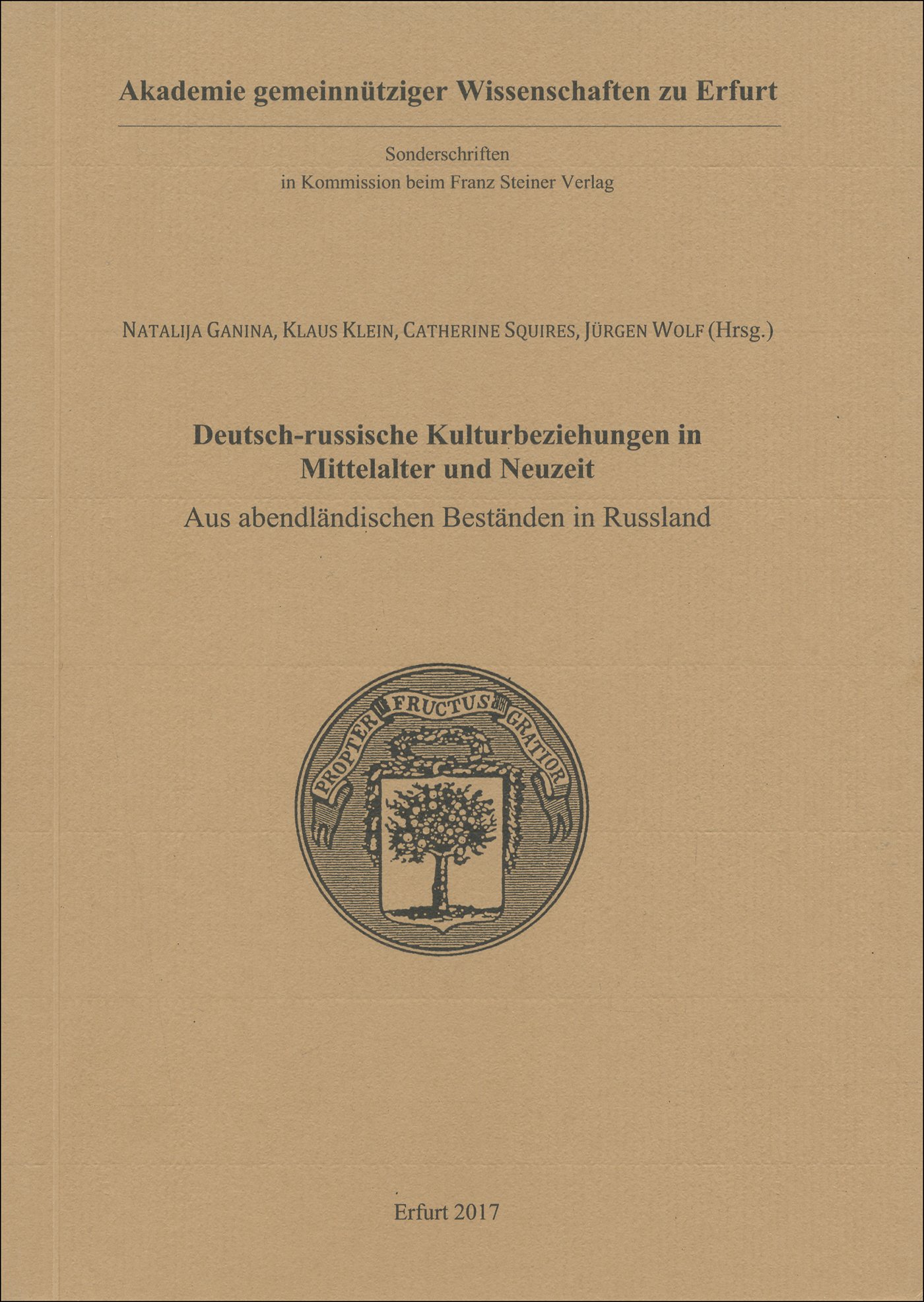 Deutsch-russische Kulturbeziehungen in Mittelalter und Neuzeit