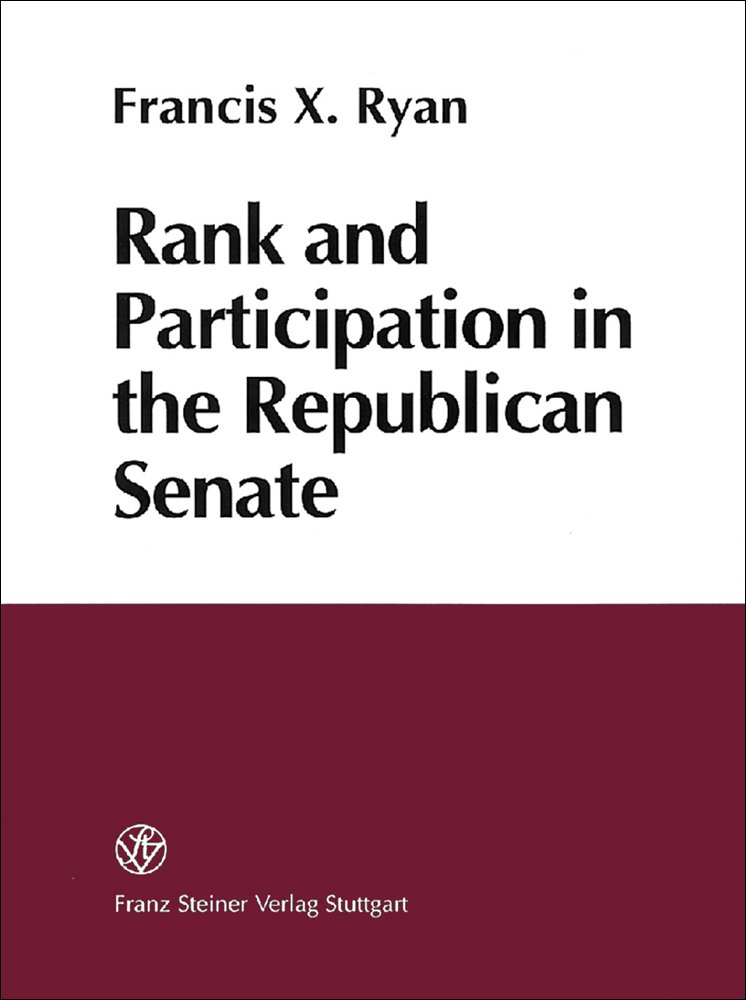 Rank and Participation in the Republican Senate