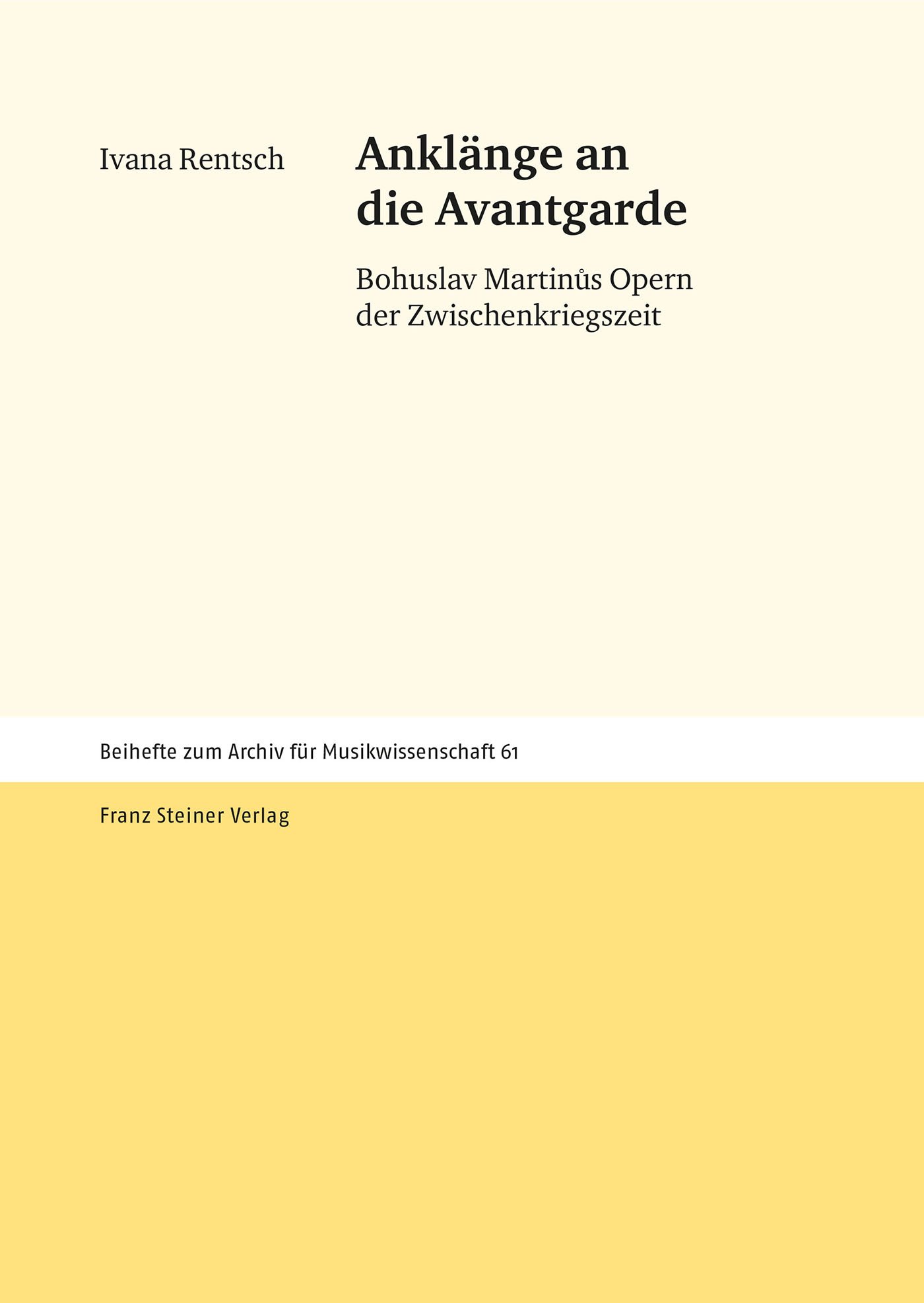 Anklänge an die Avantgarde