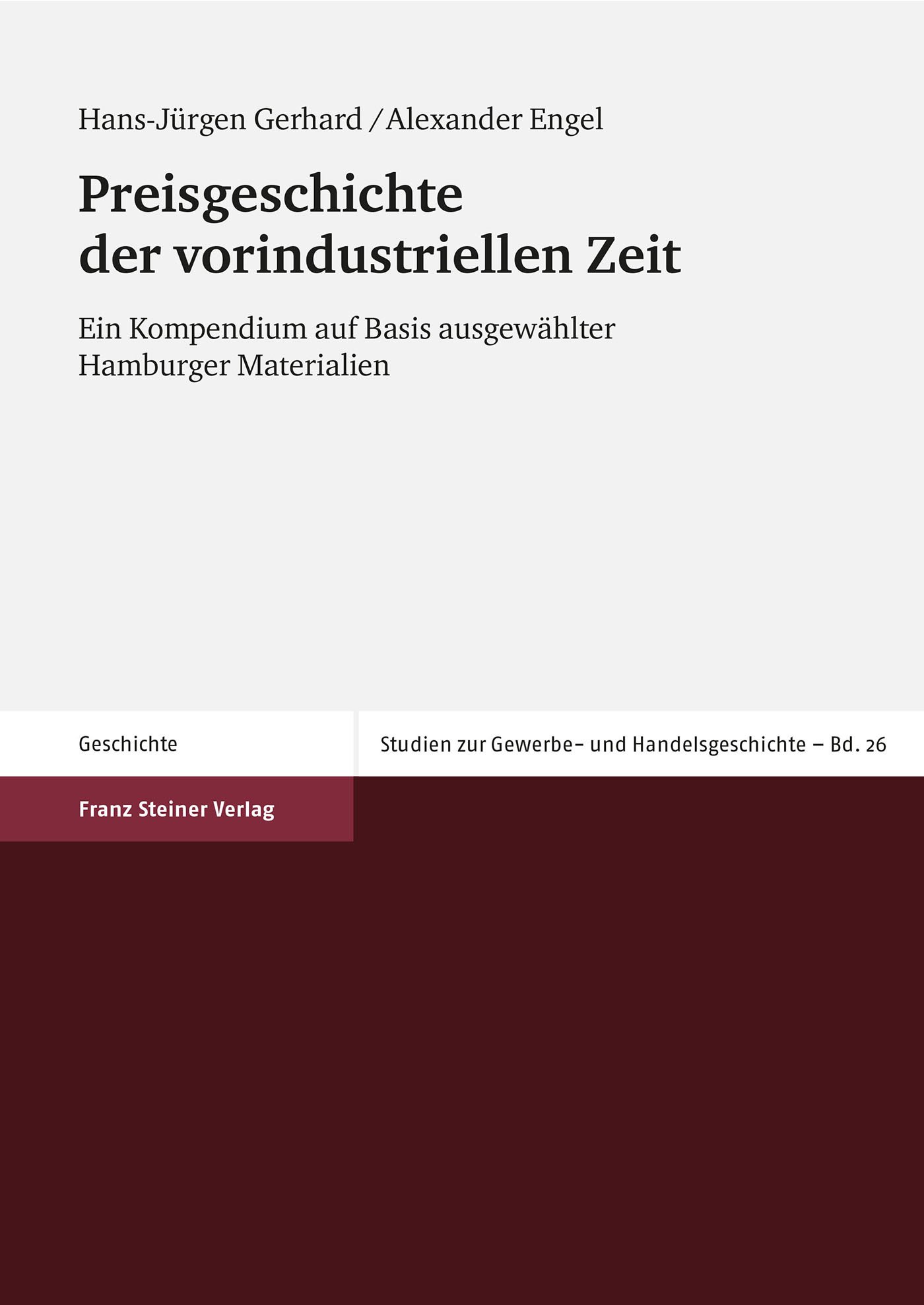 Preisgeschichte der vorindustriellen Zeit