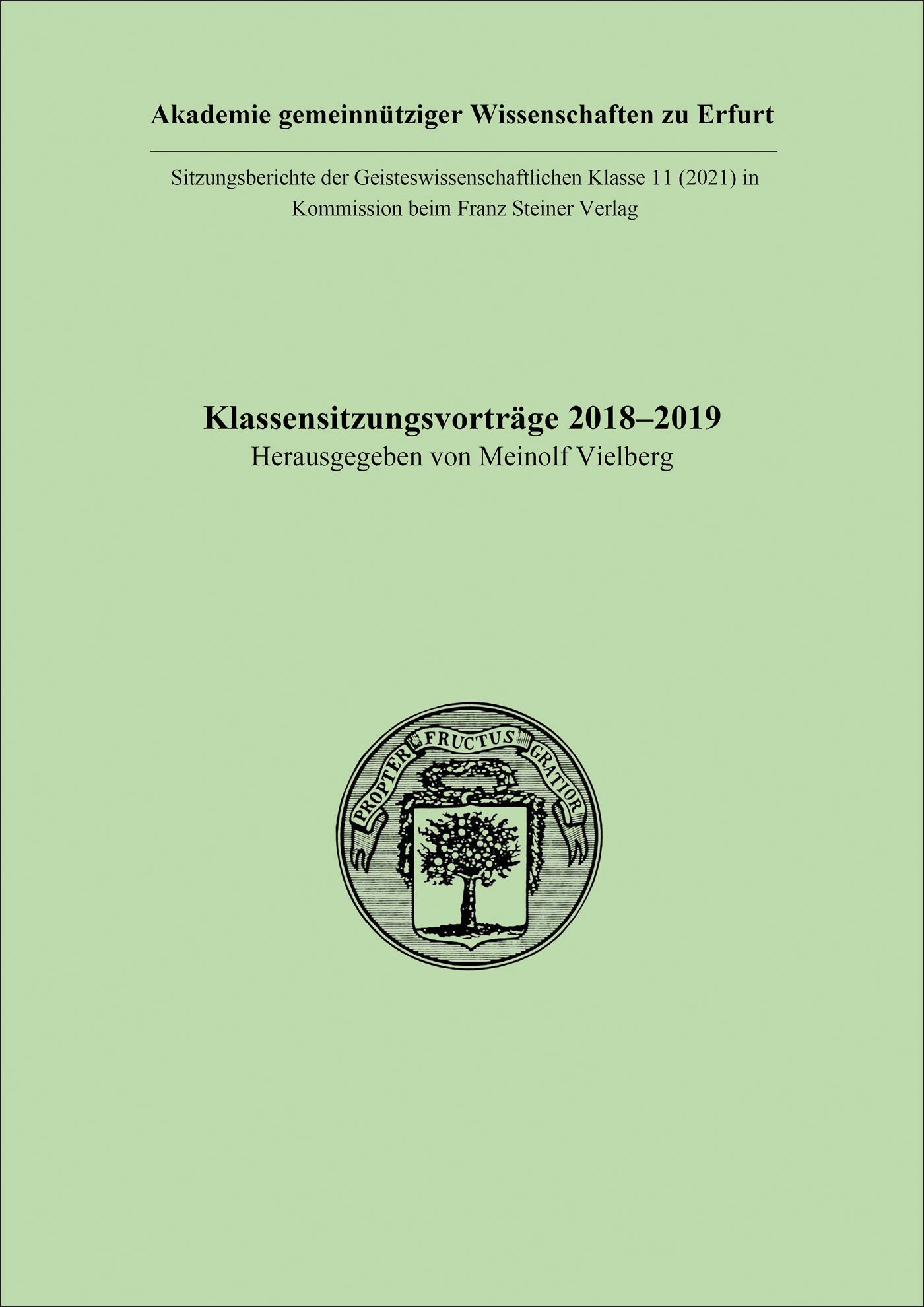 Klassensitzungsvorträge 2018–2019