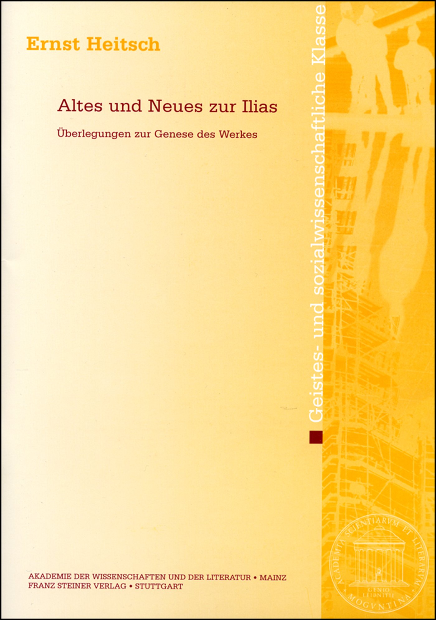 Altes und Neues zur Ilias