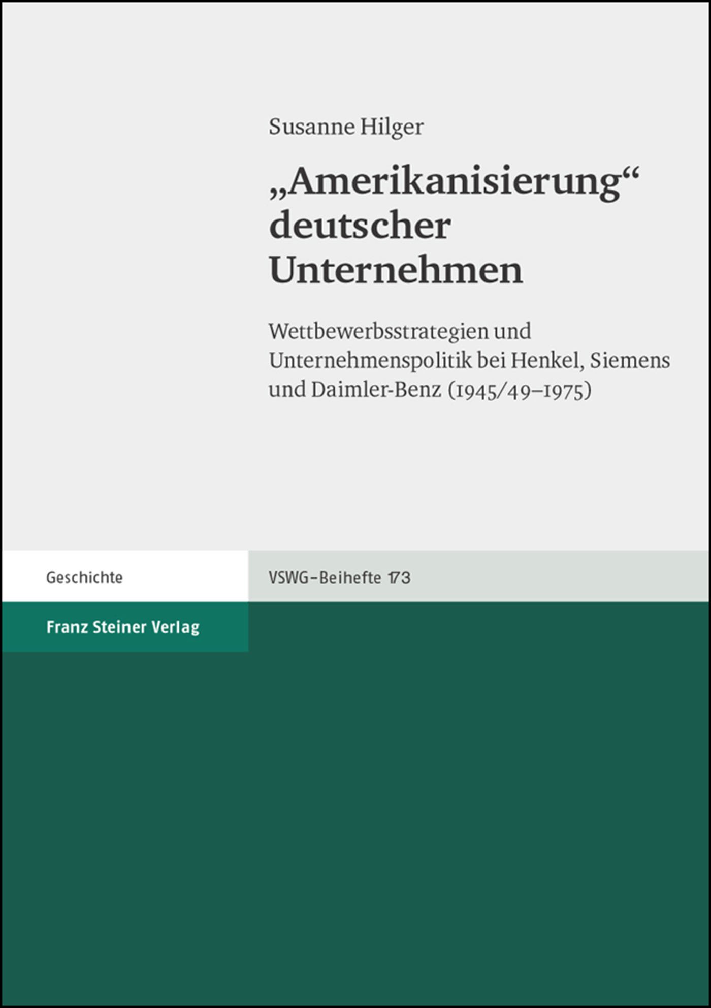 "Amerikanisierung" deutscher Unternehmen