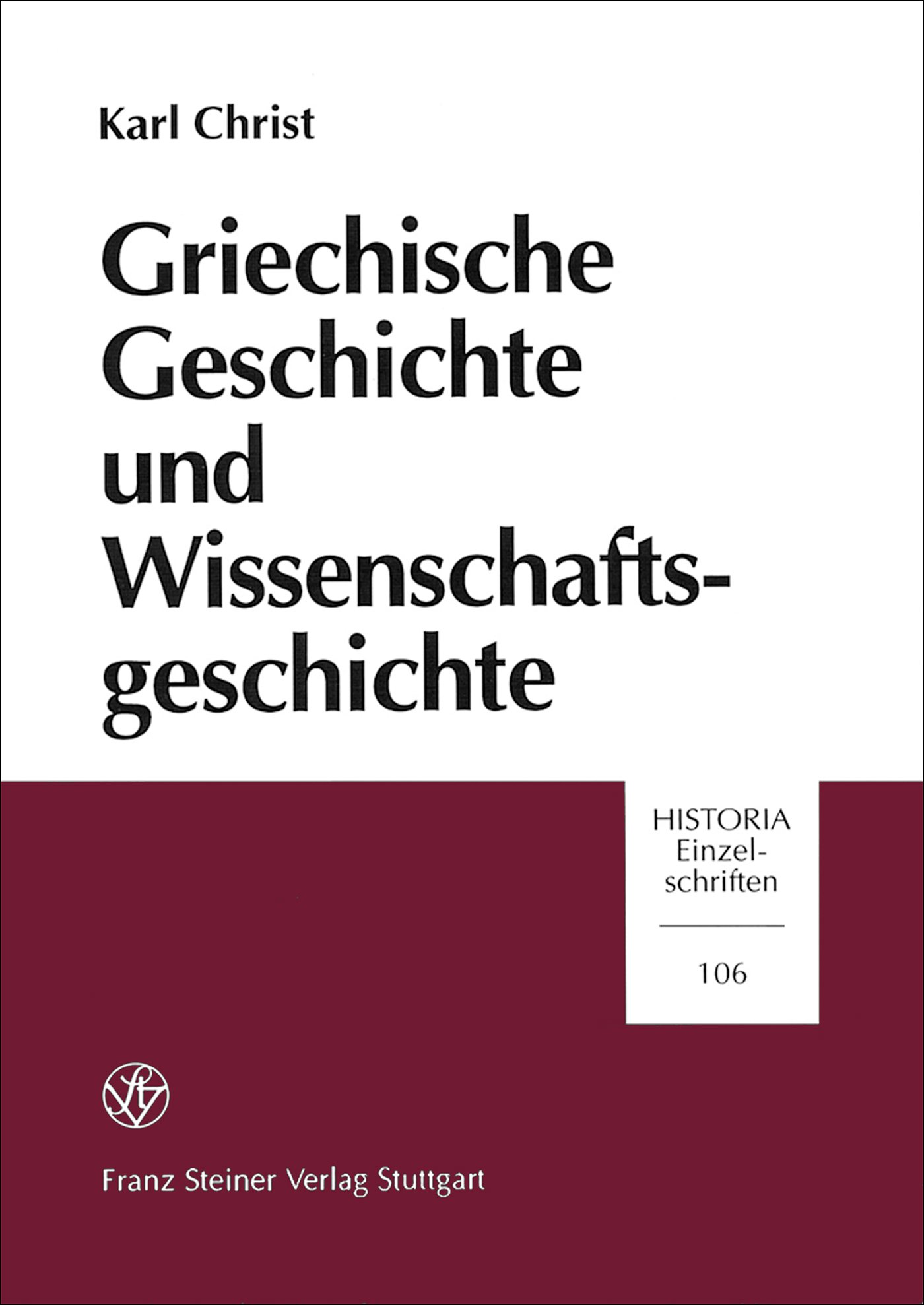 Griechische Geschichte und Wissenschaftsgeschichte