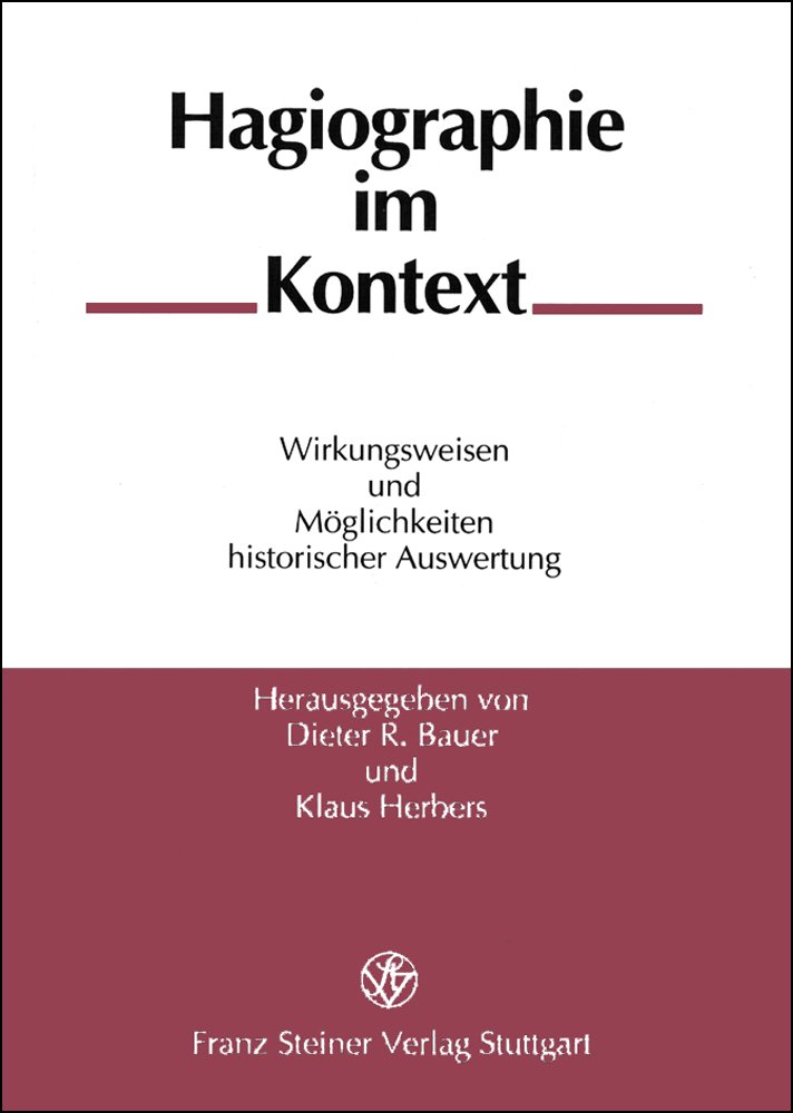 Hagiographie im Kontext