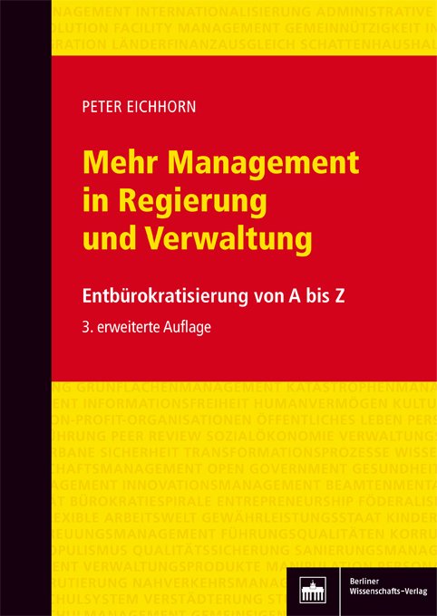 Mehr Management in Regierung und Verwaltung