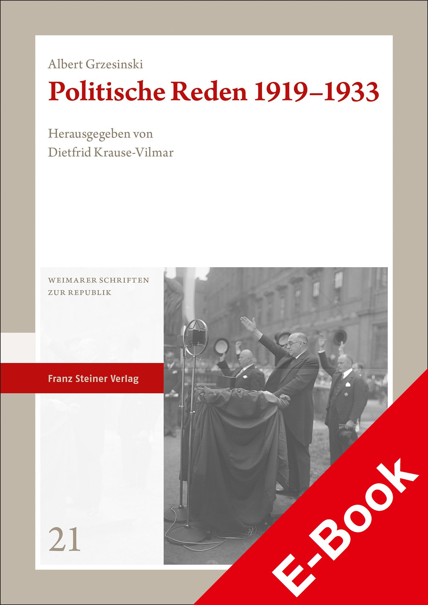 Politische Reden 1919–1933