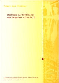 Beiträge zur Erklärung der Senavarma-Inschrift