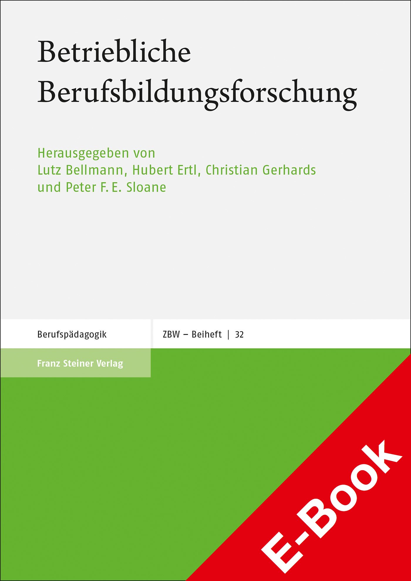 Betriebliche Berufsbildungsforschung