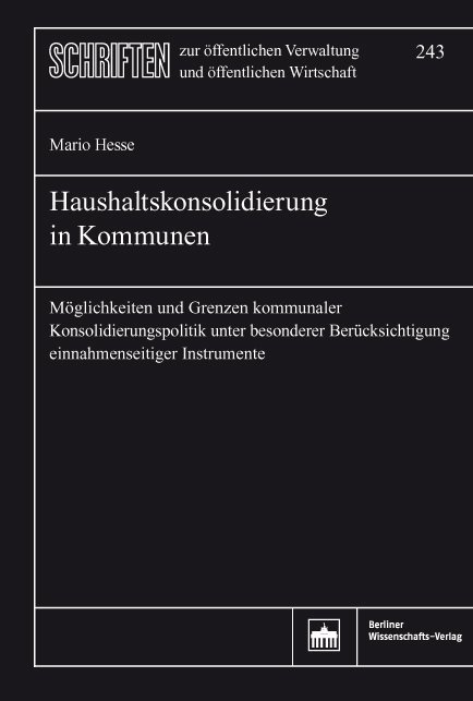 Haushaltskonsolidierung in Kommunen