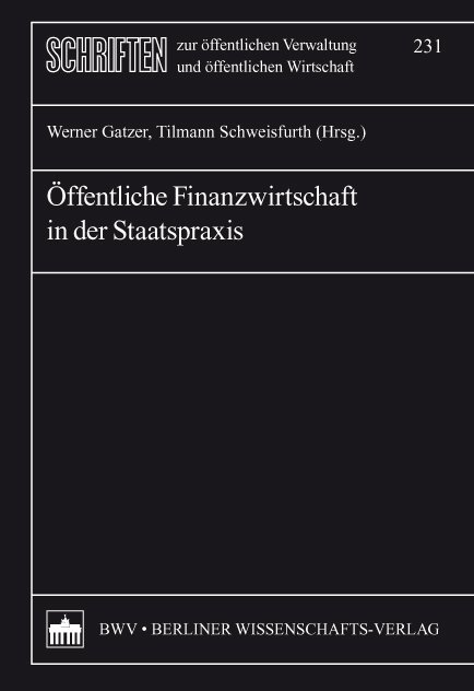 Öffentliche Finanzwirtschaft in der Staatspraxis