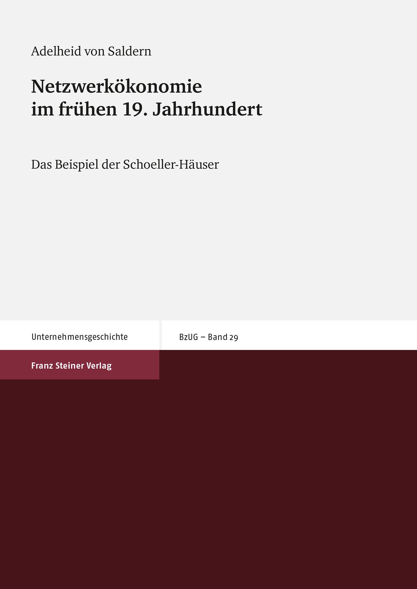 Netzwerkökonomie im frühen 19. Jahrhundert