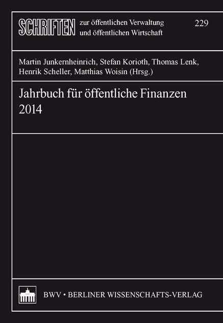 Jahrbuch für öffentliche Finanzen (2014)