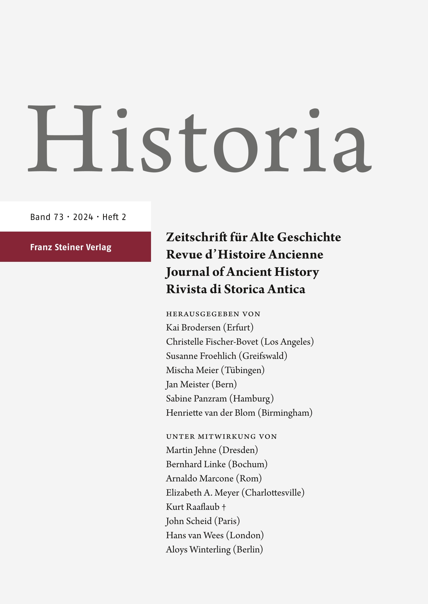Historia - print + online