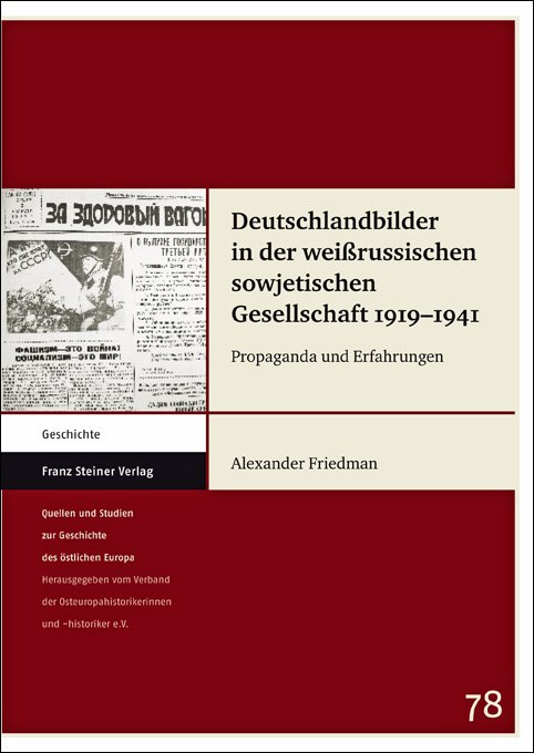 Deutschlandbilder in der weißrussischen sowjetischen Gesellschaft 1919–1941