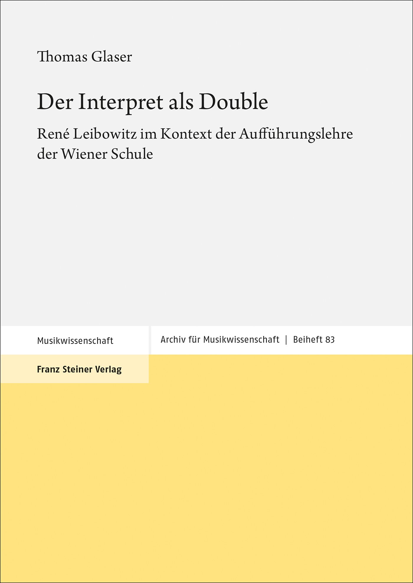 Der Interpret als Double