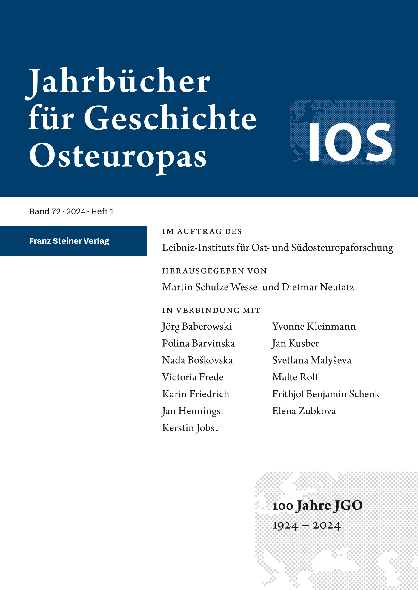 Jahrbücher für Geschichte Osteuropas - print + online