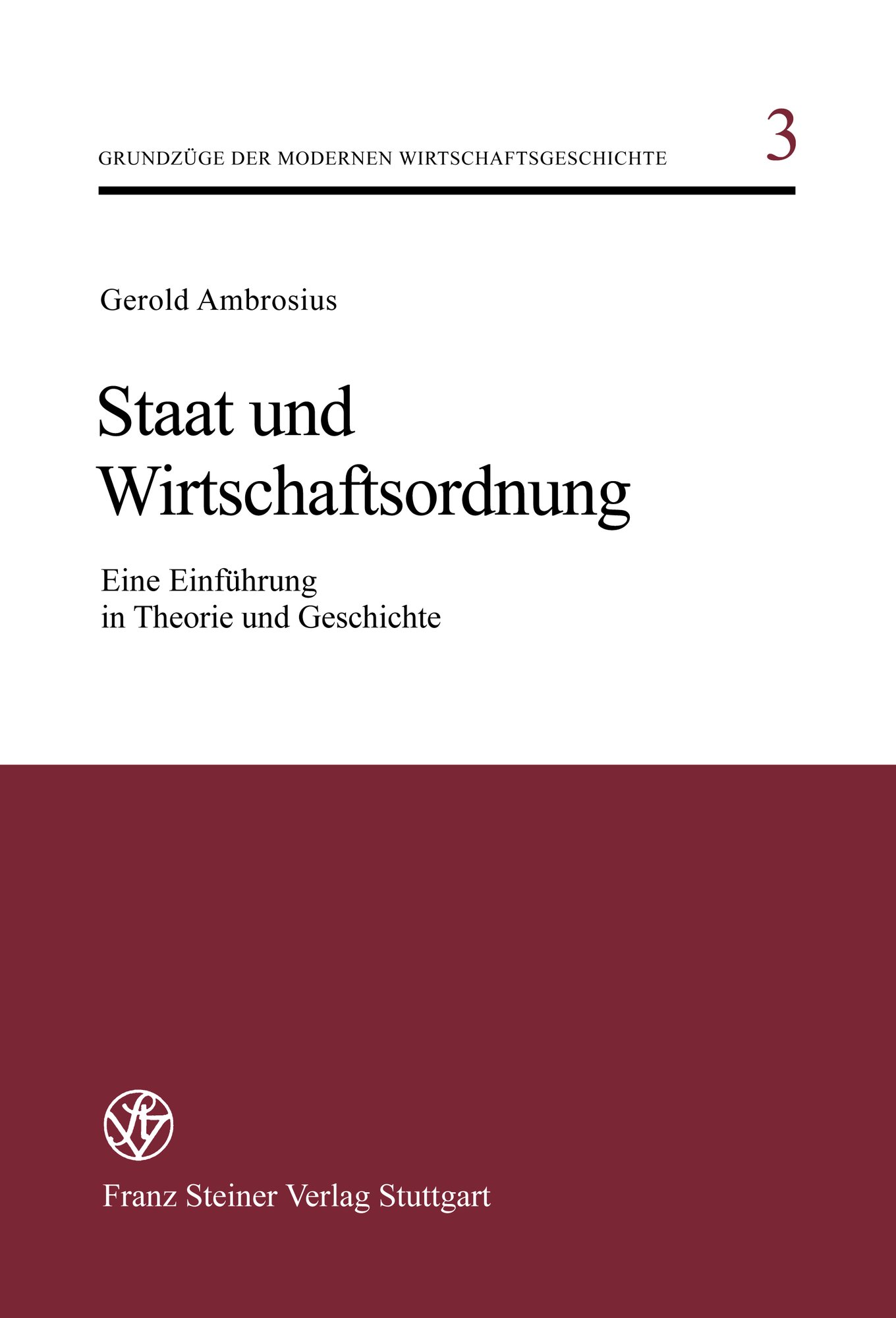 Staat und Wirtschaftsordnung