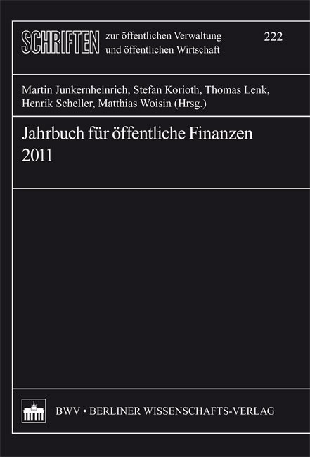 Jahrbuch für öffentliche Finanzen 2011