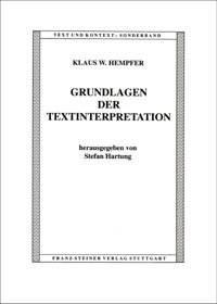 Grundlagen der Textinterpretation