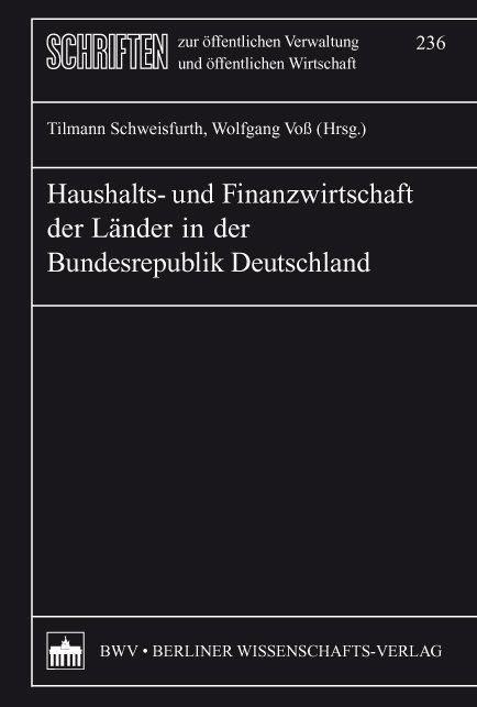 Haushalts- und Finanzwirtschaft der Länder in der Bundesrepublik Deutschland