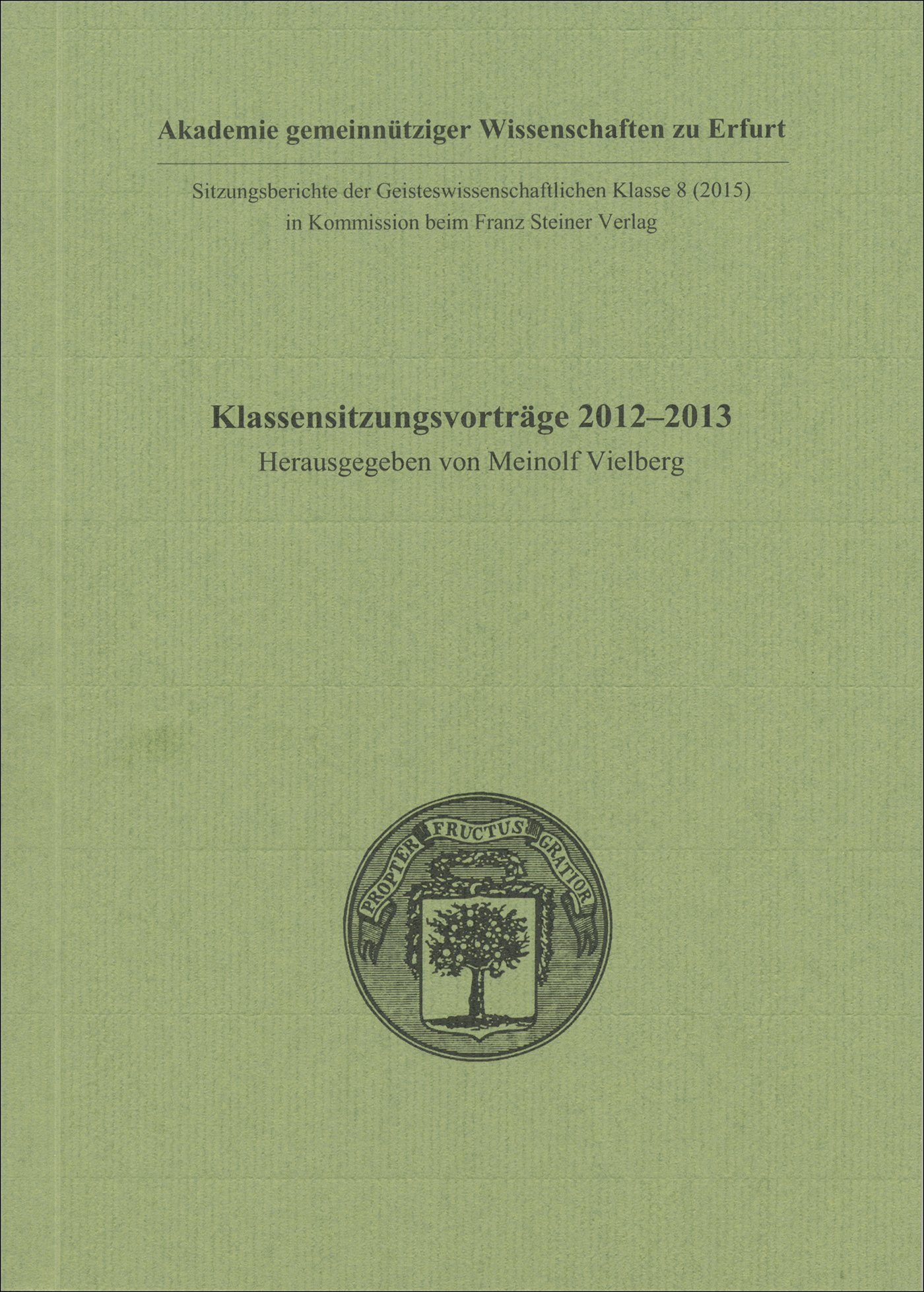 Klassensitzungsvorträge 2012–2013