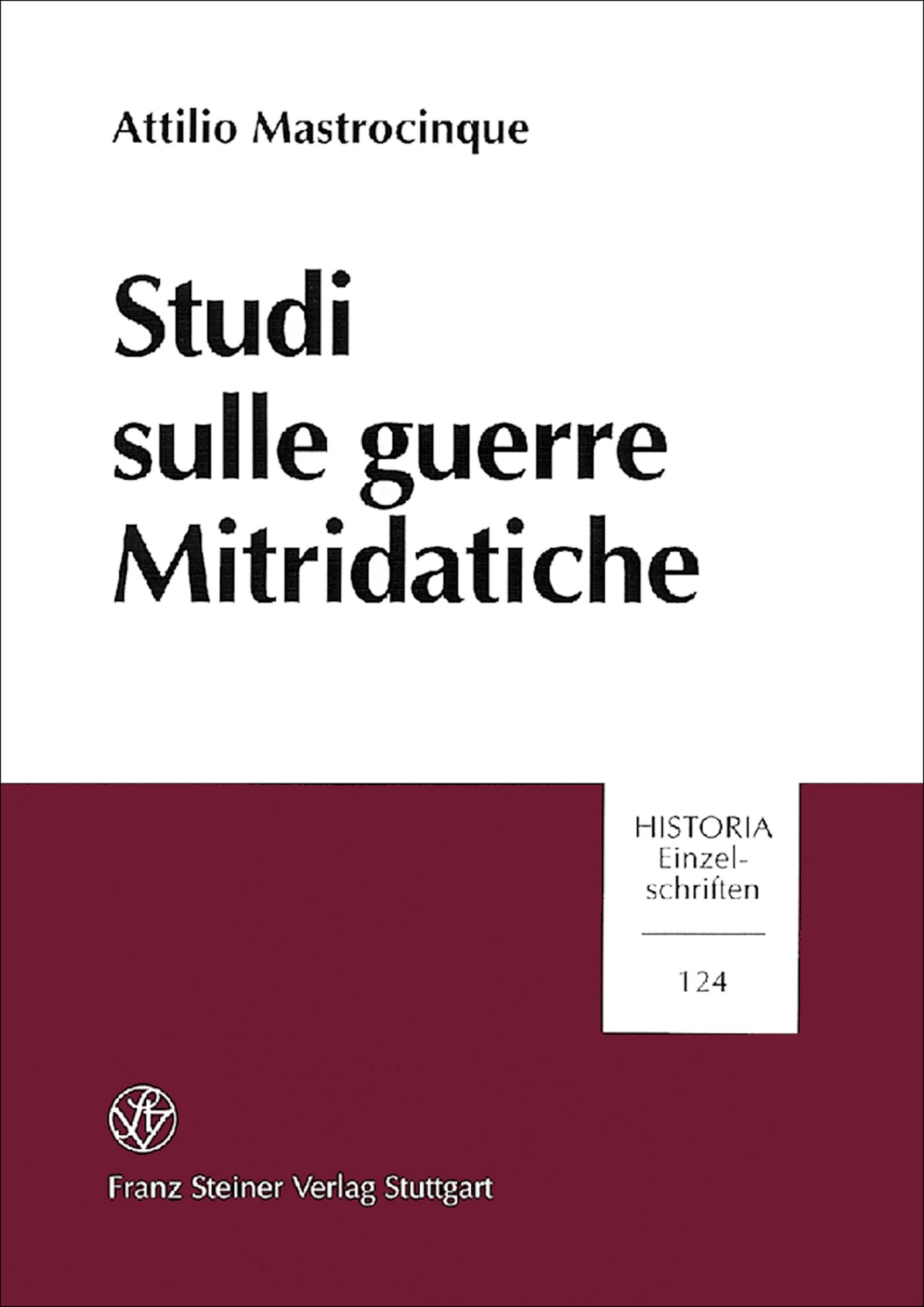 Studi sulle guerre Mitridatiche