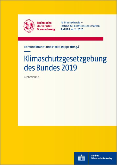 Klimaschutzgesetzgebung des Bundes 2019